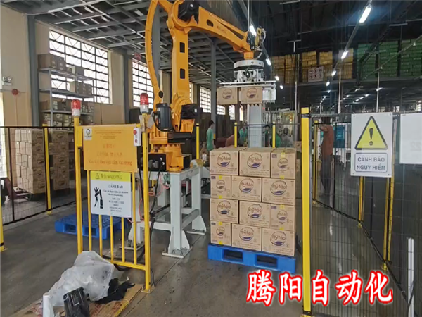 箱裝碼垛機(jī)器人一次碼垛多箱